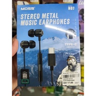 Moss H07 Type-C Stereo Metal Music Earphone