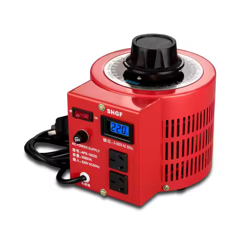 1KVA 2KVA 3KVA 5KVA 220V Variac Variable Transformer Voltage Regulator 0-300 AC Voltage Output Regul