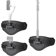 Waist Belt Mount Strap + Adjustable Selfie Stick Replacement for GoPro Hero 11/10/9/8/OSMO Pocket/ Insta360 X4 ONE/X/X2/X3 Action Cameras