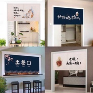 [Customized Japanese-style Short Door Curtain] Free Design Japanese Door Curtain Cotton Linen Door Curtain Short Curtain Horizontal Curtain Cover Curtain Japanese Cuisine Izakaya Hanging Curtain Cloth Curtain Kitchen Door Curtain Half Curtain Decorative H