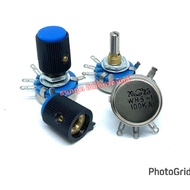 Potentiometer Carbon Shaft Round WH5-1A 1k 2.2k 4.7K 10k 22K 47k 100k 220k 470K 470ohm 1M 3-Pole VR 