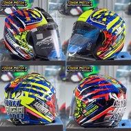 GRACSHAW GRIXENT G818 FRONTLINERS(BLUE&RED/BLACK) HELMET🇲🇾 GRIXENT KITA JAGA KITA