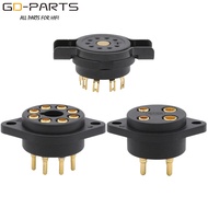 EIZZ 4Pin 8Pin 9Pin Polyimide Tube Socket Base For 2A3 300B KT88 KT66 274B 12AX7 ECC82 6DJ8 High Tem