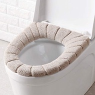 Bathroom Toilet Cover Toilet Seat O-type Knitted Toilet Washer