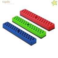 GORROS Screwdriver Bit Storage Organizer, Plastic+Magnetic 43 Holes Magnetic Hex Bit Holder Organize