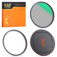 K&F Concept Magnetic HD CPL Nano-x Camera Filter with Lens Cap Circular Polarizeing Multi-Layer Coat