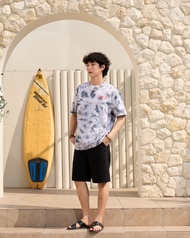 Niyom Jeans Collection The Oasis : เสื้อยืด Oversize รุ่น TSDD สกรีนลาย ผ้า Cotton ผ้ายืด