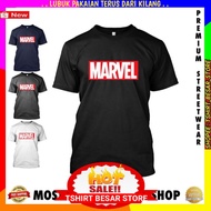 🌟 Tshirt Marvel Fan Edition CLearance Promo Baju Lelaki Perempuan Murah T shirt Free Shipping Hitam Kosong Sale Budak