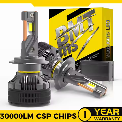 BMTxms 2PC H7 LED High Low Beam Headlight For Audi A3 8L 8P A4 B6 B7 B8 A8 Q2 Q3 Q5 Q7 TT 8J3 8J9 A1