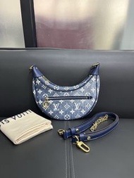 Lv  Loop Denim 月亮袋