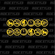 Car Sticker (Side Window Symbol Sticker)