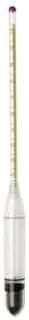 H-B Instrument B61800-0600 Plain-form Polycarbonate Hydrometer, 10 to 100% Salt/1% Div