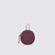 Exsport Round Coin Pouch, Burgundy