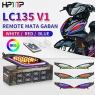 LC 135 V1 Mata Gaban LC135 V1 Light Pilot Light RGB Remote Control Lampu Signal Lampu Dada Yamaha LC