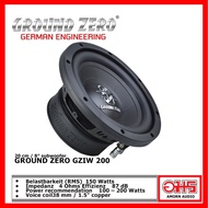 GROUND ZERO GZIW 200 , GZIW 200X-II subwoofer 20 cm / 8″ AMORNAUDIO อมรออดิโอ