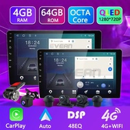 1 year warranty TS18 Android Car Player (8Core 4G+64G 1280*720P) 7/9/10inch QLED Screen Car Stereo 4