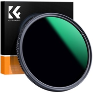 K&F Concept 49/52/55/58/67/72/77/82mm ND8-ND2000 (3-11stop) Variable Neutral Density Lens Filter Wat