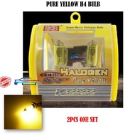 HALOGEN PURE YELLOW H4 BULB