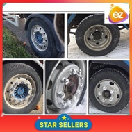 Cover skru lori GBS Truck Lori Cover Nut Lori Nat HICOM HINO ISUZU 41mm Wheel Tayar Nut Cover Thaila