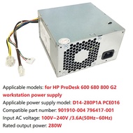 280W PSU Chassis Power Supply Desktop PC Chassis Power Supply Power Supply for ProDesk 600 680 800 G2 SSF Desktop PC D14-280P1A PCE016 901910-004 796417-001