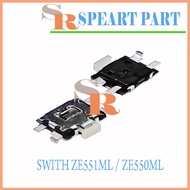 Original Switch Konektor Power On Off Asus Zenfone 2 55 inch - ZE550ML z008d - ZE551ML z00ad - Swit