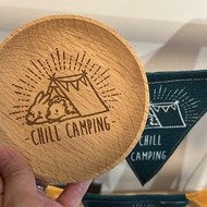 兔子刺蝟Chill Camping 點心小木碟