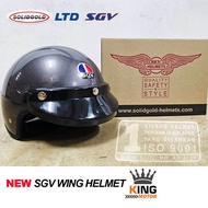 [SIRIM APPROVED] NEW SGV WING HELMET-GREY
