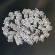 Jack PIN RJ11 Connector RJ11 4 PIN Phone Connector Good Quality 50pcs