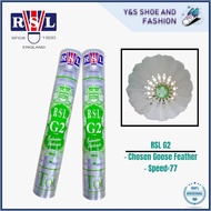 ORIGINAL RSL G2 Badminton Shuttlecock (Chosen Goose Feather) | Bulu Tangkis Badminton G2