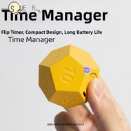 SUEREN Automatic Rotating Timer, 1/3/5/10/15/20/25/30/45/60/90min LED Screen USB Rechargeable Timer,