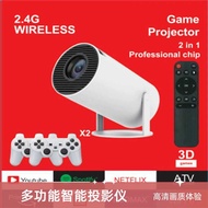 Game Projector M3MAX Portable 4k HD 6P Dual Wireless Handle