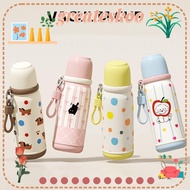 GREATESKOO Thermal Cup, 500ml Large Capacity Insulated Cup,  Portable Cartoon Aquaflask Tumbler Stra