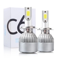 C6 Car Headlight Led Headlamp C6 Silver H1 H4 H7 H11 900 9006 H8 18 Watt White Price Set of 2