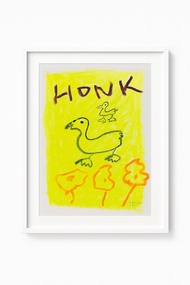 HONK 鵝插畫 動物森友會系列 A4印刷品 鵝圖卡 鵝藝術畫