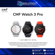 CMF Watch 3 Pro |1.43" AMOLED Display I Built-In Dual-Band GPS  I 24/7 Heart Rate I Up to 13-Day Bat