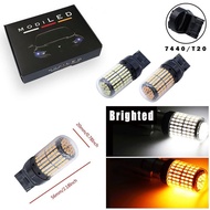 T20 7440 Canbus 144 Smd Led Turn Signal Reverse Light 12 Led - @ 24v - White