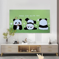 Elastic Panda TV Cover 43inches TV Cover 55inches 65inches 70inches TV dust cover to decorate the li