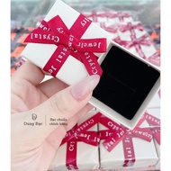 Lovely paper bow box, jewelry box, makes a meaningful gift