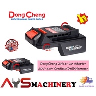 DongCheng ZH18-20 Adaptor 20V-18V Cordless/Drill/Hammer