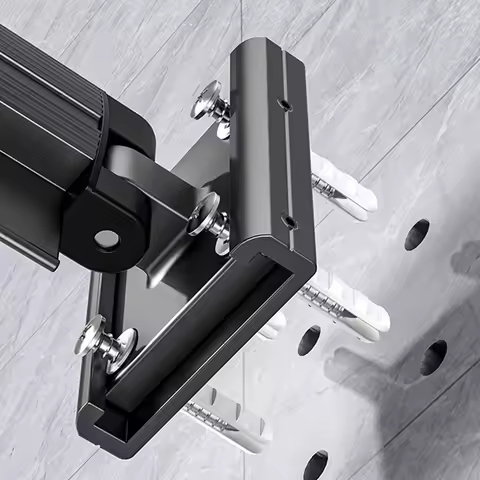 F-3C Retractable Clothes Drying Rack Clothes Drying Rack Foldable Retractable Wall Mounted Space Sav