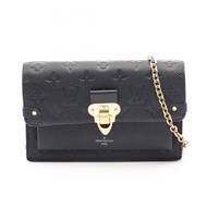 [二手] 路易威登LOUIS VUITTON單肩包 Portefeuille Vavin 鏈條 Monogram Empreinte Noir M67839 黑色皮革 Portefeuille Vav