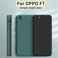 【Exclusive】For OPPO F7 Silicone Full Cover Case Antifouling Case Cover