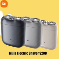Xiaomi Mijia Electric Shaver S200 IPX7 Washable Wet and Dry Shaver Beard Trimmer Portable Rechargeab