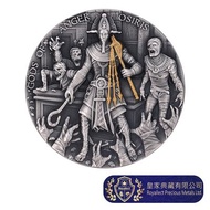 [皇家典藏] 2023紐埃-憤怒之神系列-歐西里斯(冥王)-2盎司銀幣