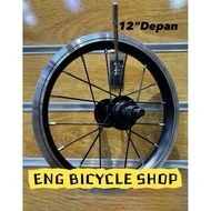 RIM bicycle size 12" size rim 12" depan belakang (rim ALLOY)y