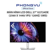 Dell 27 LCD Monitor" U2724DE (2560 x 1440/ IPS/ 120Hz/ 5ms) -