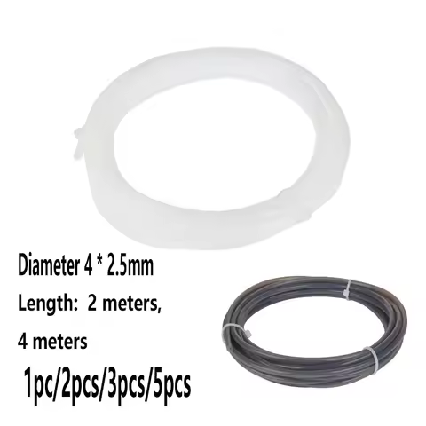 For Bambu Lab PTFE Tube 2.5mm 4mm Teflon Pipe Grey PTFE Connector For P1S P1P A1 Mini X1C AMS LITE 3