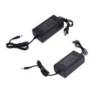 ✧*12V 5A AC to DC Power Adapter Dual Cable Converter Universal 5.5x2.1-2.5mm[Tru]