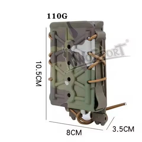 Upgraded Tactical 5.56mm/7.62mm Magazine Pouches Rifle Holster Mag Pouch Portable Molle Belt Mag Pou