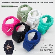 Full Replacement Resin Strap with Bezel for Baby-G BA110 BA110PL BA120 BA130 BA140 Watch